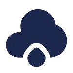 Cloud Waterdrop SVG Icon